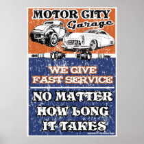 MOTOR CITY GARAGE 2 posters