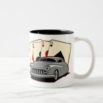 Motor City Lead Sled Poker Mug mugs