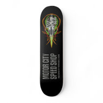 Motor City Speed Shop Sparkplug Skateboard skateboards
