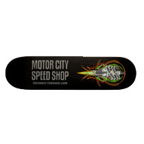 Motor City Speed Shop Sparkplug Skateboard skateboards