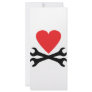 motor mechanic heart icon custom rack card