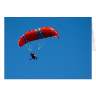 Motor Paraglider: Time to Soar Encouragement Card
