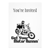 Motor Runnin Motorcycle Custom Announcement