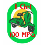 Motor Scooter 100 MPG t-shirts