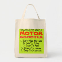 MOTOR SCOOTER Grocery Bag