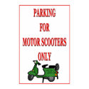 Motor Scooter PArking posters by figstreetstudio Motor Scooter PArking posters