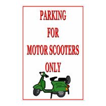 Motor Scooter PArking posters