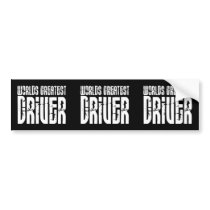 Motor Sports Racing Drivers Worlds Greatest Driver Bumper Sticker