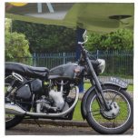 Motorbike And Spitfire Cloth Napkin
