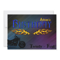 Motorbike invitation
