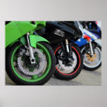 Motorbike Lineup Print