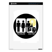 Motorbike Problem Solved Decals For iPad 3