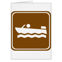 Motorboating Highway Sign cards by wesleyowns Motorboating Highway Sign cards