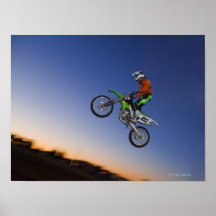 Motorcross Rider Poster