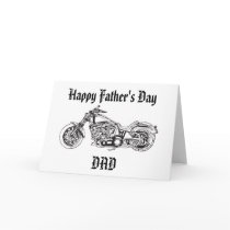 Motorcycle..1, Happy Father's Day DAD cards