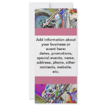 Motorcycle Abstract Rack Cards