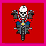 Motorcycle and skull posters