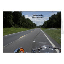 Motorcycle Awareness Greeting Cards