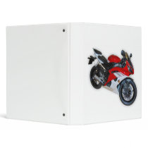 motorcycle 3 ring binder