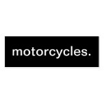 Motorcycle Business Card