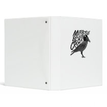 Motorcycle club Black Crow 3 Ring Binders