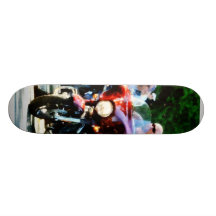 Motorcycle Club Skate Board