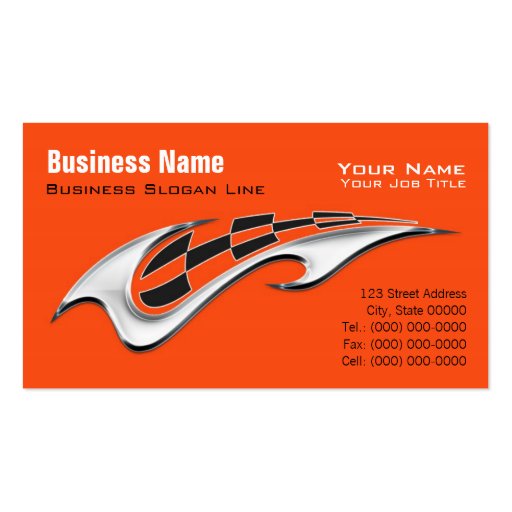 Motorcycle Davidson Business Card (front side)