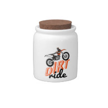 Motorcycle Dirt racing Candy Dish