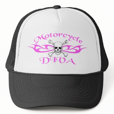 Motorcycle Diva Hats by MeanBikerGirls