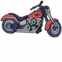 Motorcycle Embroidered Shirt