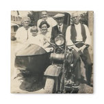 motorcycle family and sidecar magnets