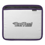 Motorcycle Flames - Ride Free Sleeves For iPads