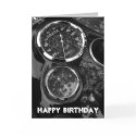 Motorcycle Gauges - Birthday cards