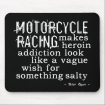 Motorcycle Heroin - Dirt Bike Motocross Mousepad mousepads