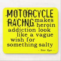 Motorcycle Heroin - Dirt Bike Motocross Mousepad mousepads