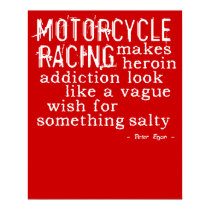 Motorcycle Heroin Dirt Bike Motocross Poster posters