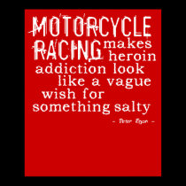 Motorcycle Heroin Dirt Bike Motocross Poster posters