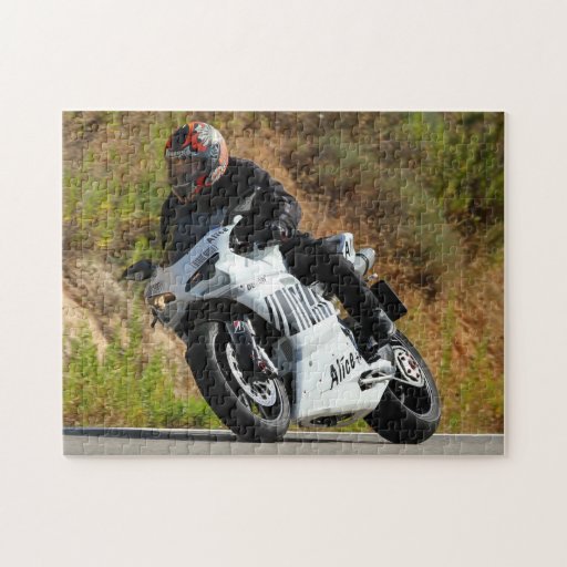 motorcycle jigsaw puzzle Zazzle
