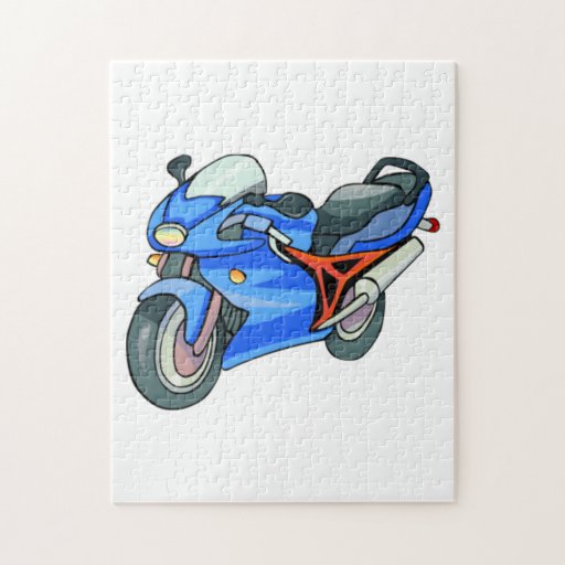 Motorcycle Jigsaw Puzzle Zazzle