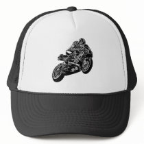 Motorcycle madness mesh hat