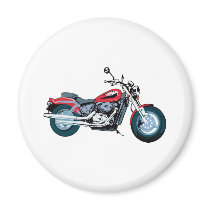 Motorcycle magnets by cartshirt Motorcycle magnets