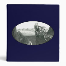 Motorcycle Mama 3 Ring Binder
