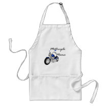 Motorcycle Mama aprons by bizarretees Motorcycle Mama aprons