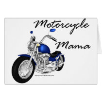 Motorcycle Mama Greeting Card