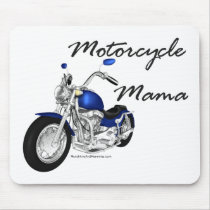 Motorcycle Mama Mouse Pads