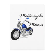 Motorcycle Mama Postcard