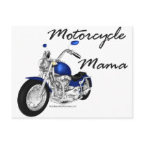 Motorcycle Mama Postcard