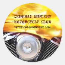 Motorcycle Motor Web Address Sticker