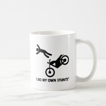 Motorcycle My Own Stunts Coffee Mugs
