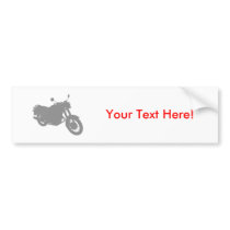 Motorcycle: Outline Profile: bumper stickers